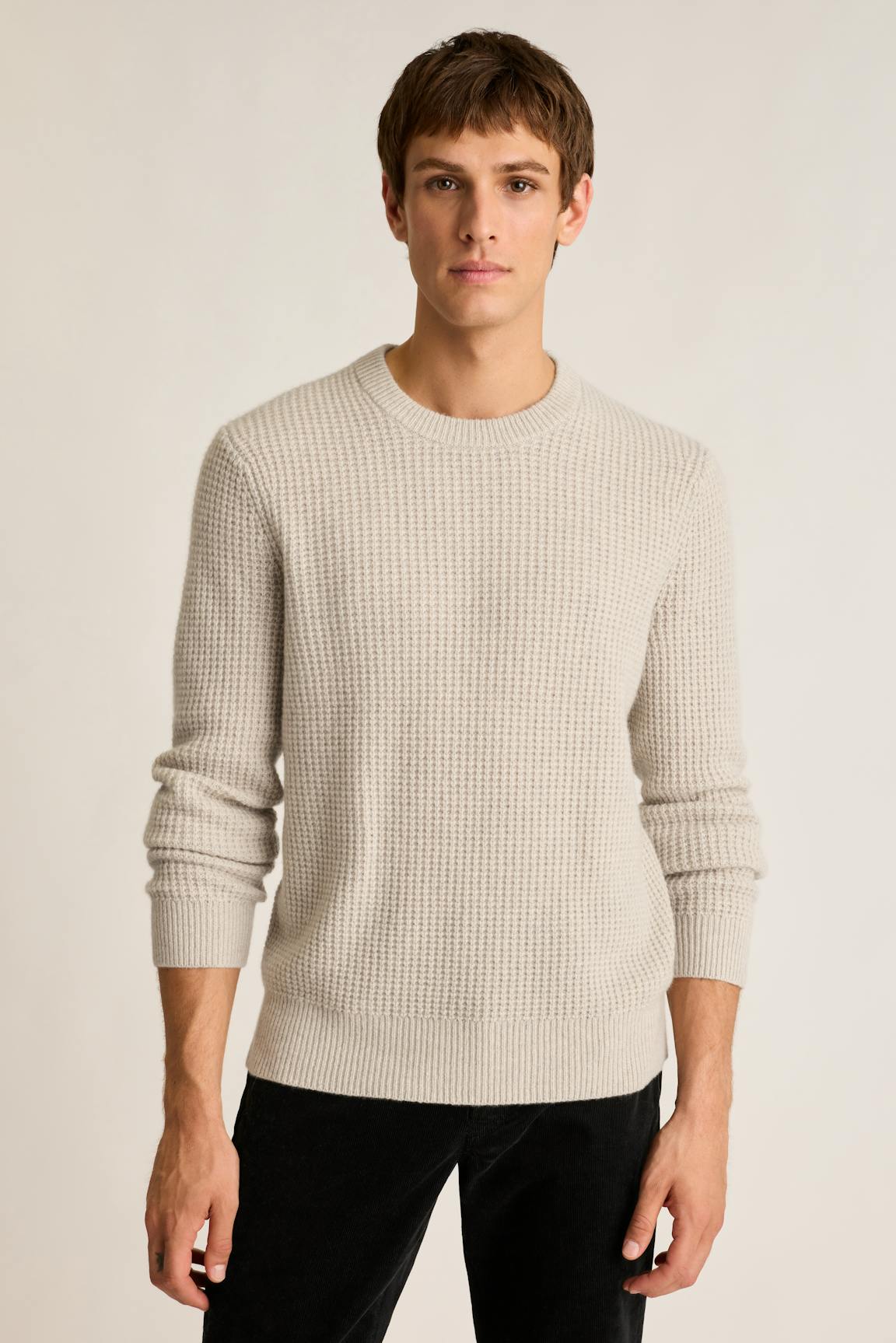 Italian Cashmere Crew Neck Sweater