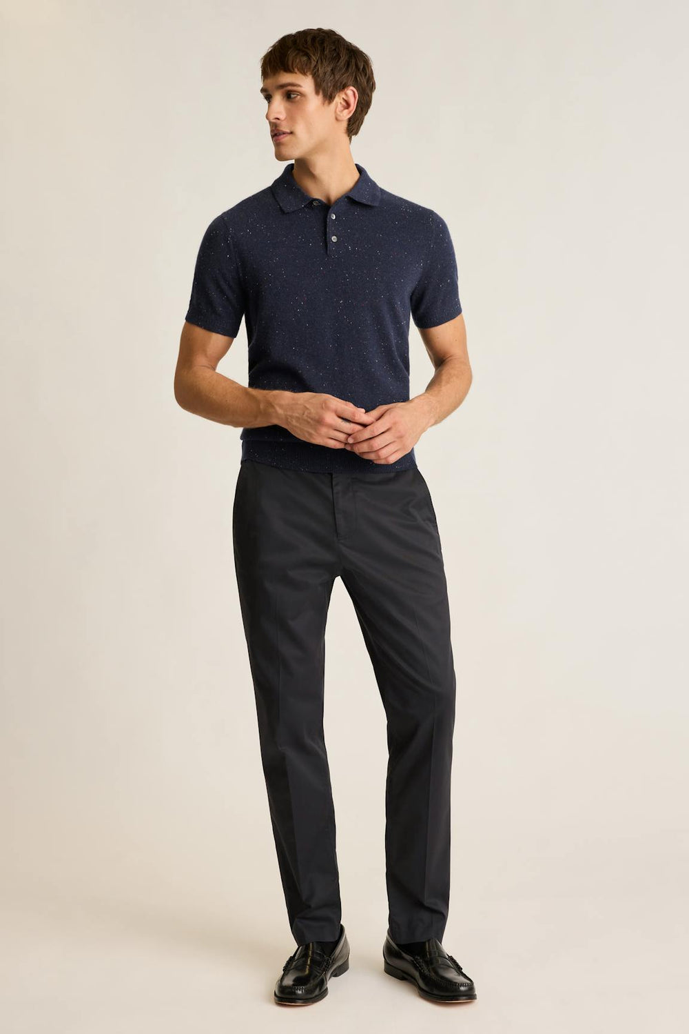 Cashmere Sweater Polo