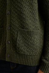 Merino Blend Cable Cardigan