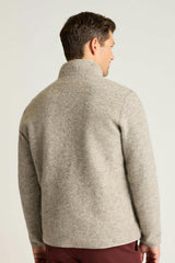 Italian Wool Fleece Quarter Zip