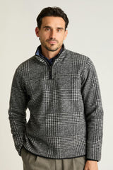 Italian Wool Fleece Quarter Zip