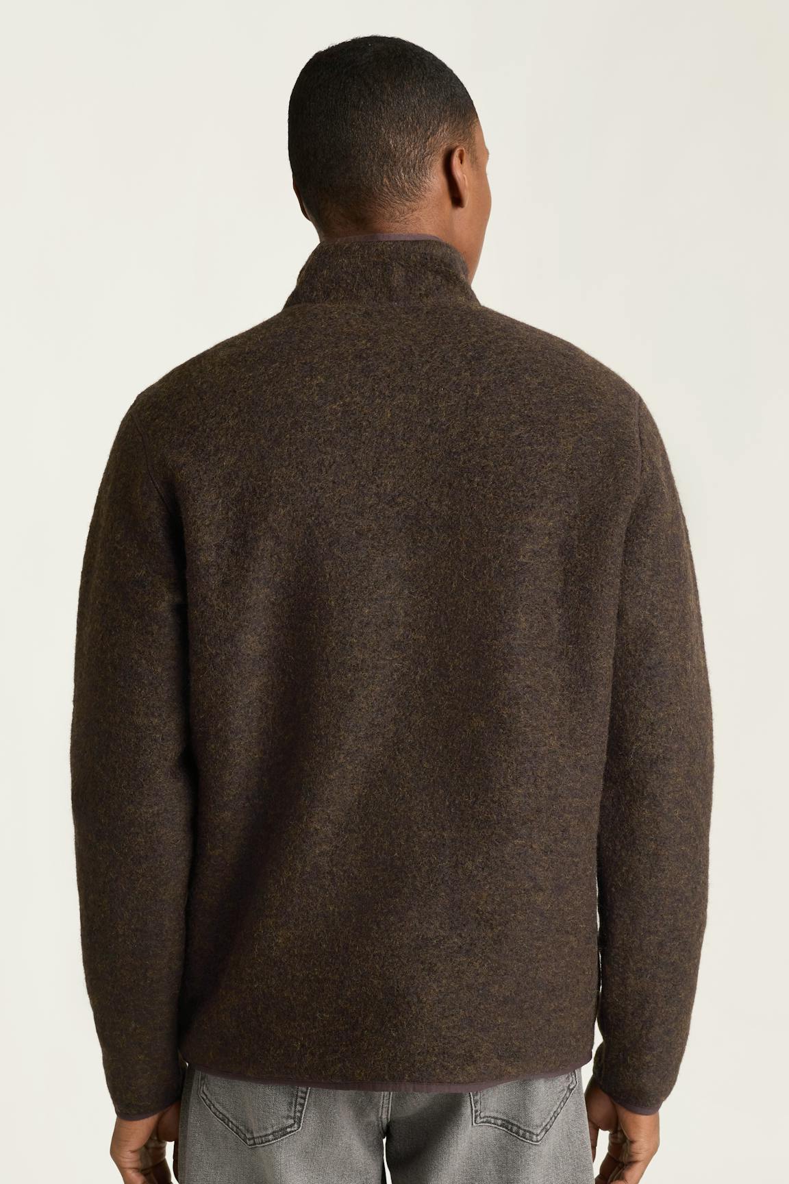 Italian Wool Fleece Quarter Zip