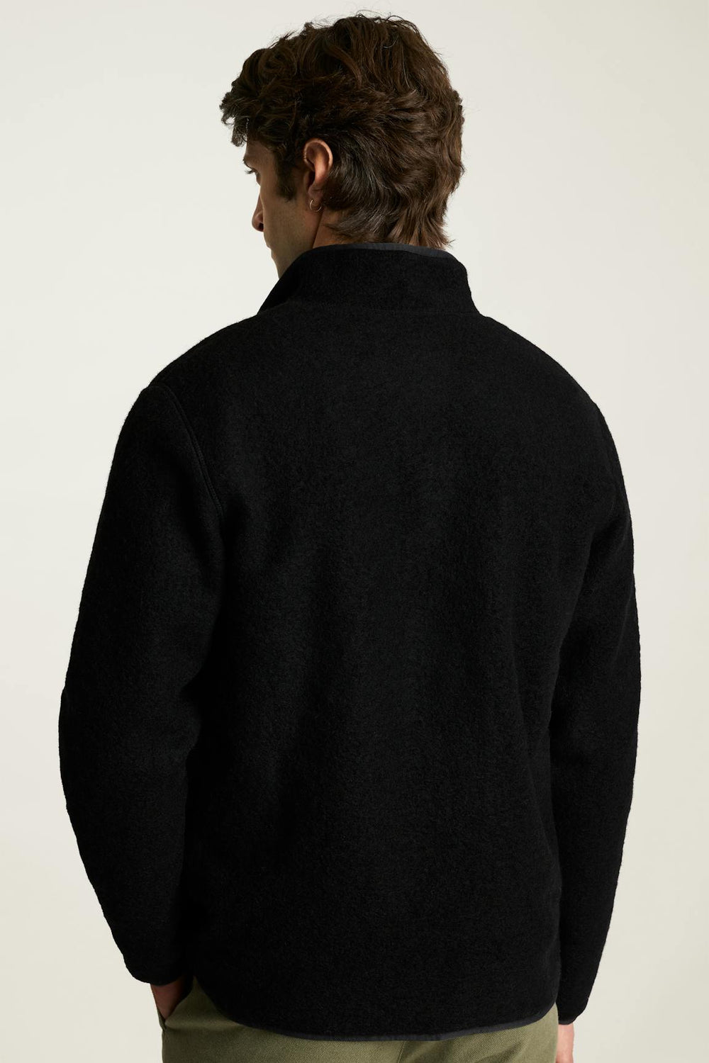 Italian Wool Fleece Quarter Zip