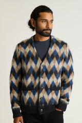 Italian Brushed Wool Cardigan