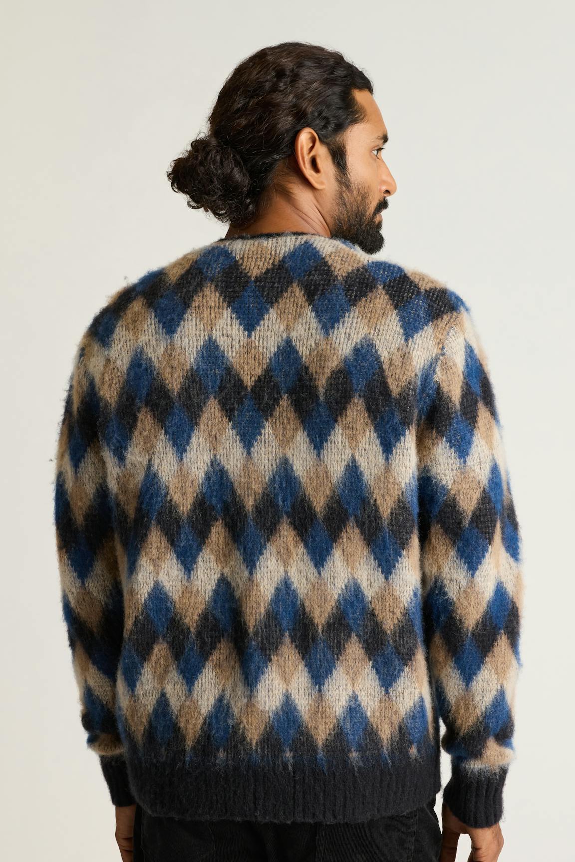 Italian Brushed Wool Cardigan
