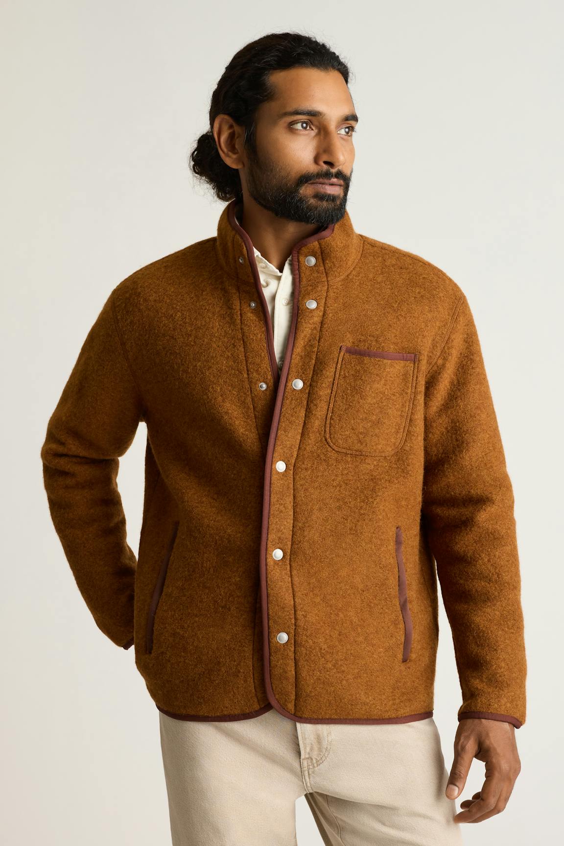 Italian Wool Fleece Jacket