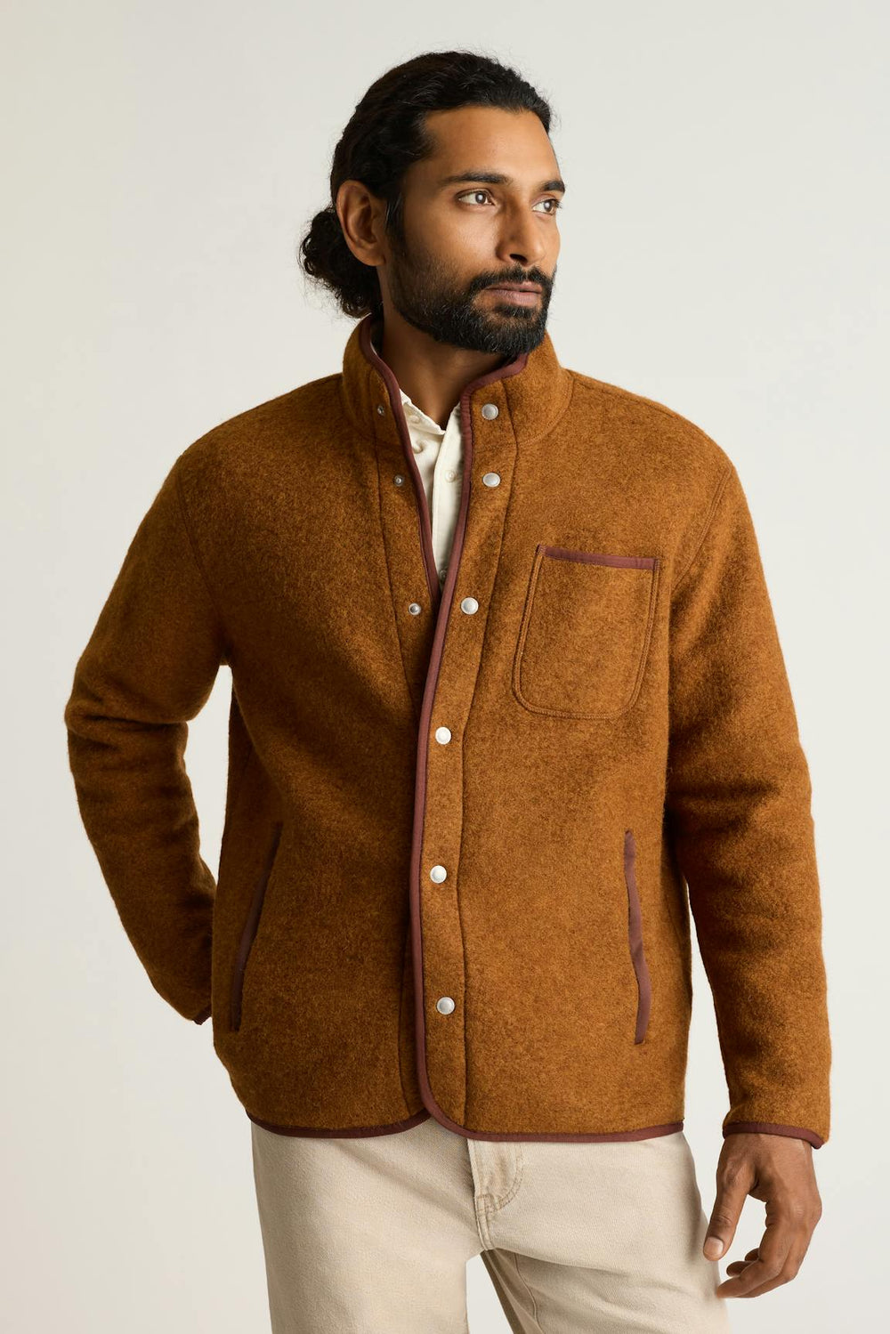 Italian Wool Fleece Jacket