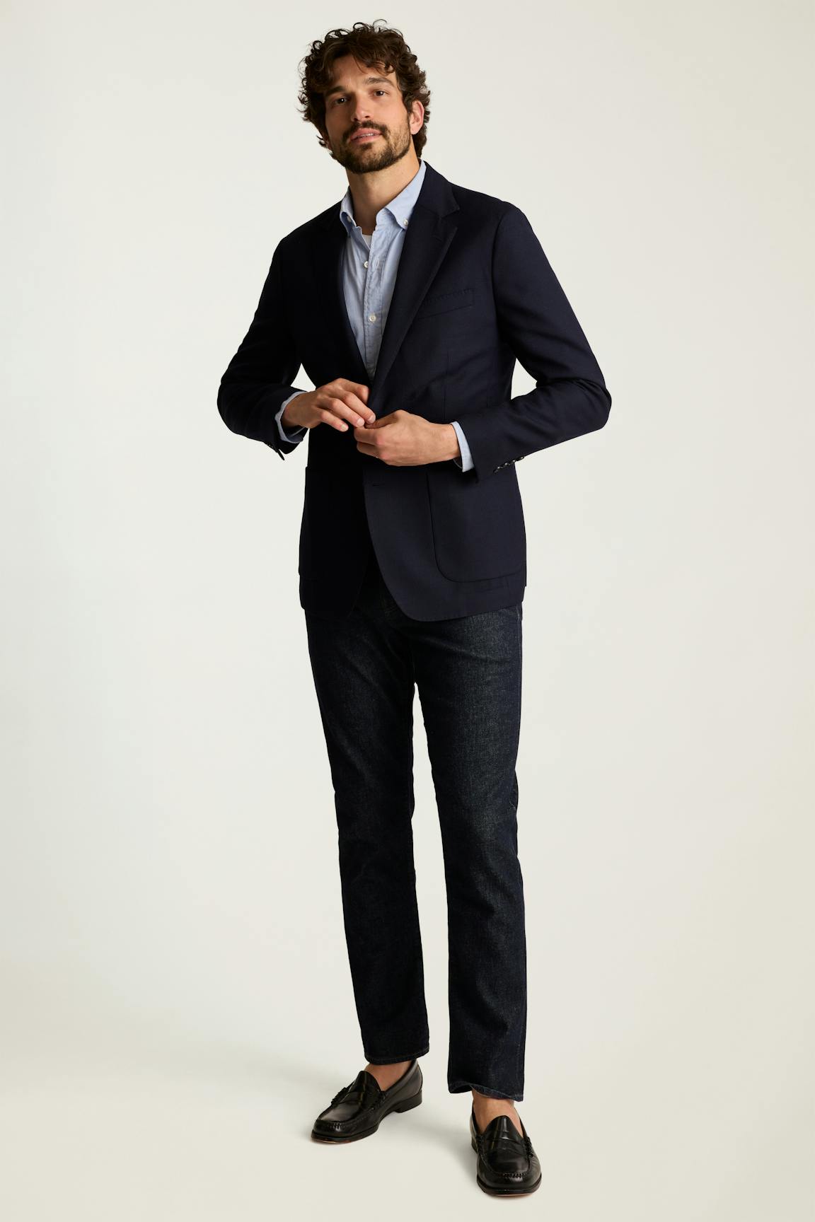 Jetsetter Unconstructed Italian Wool Blazer