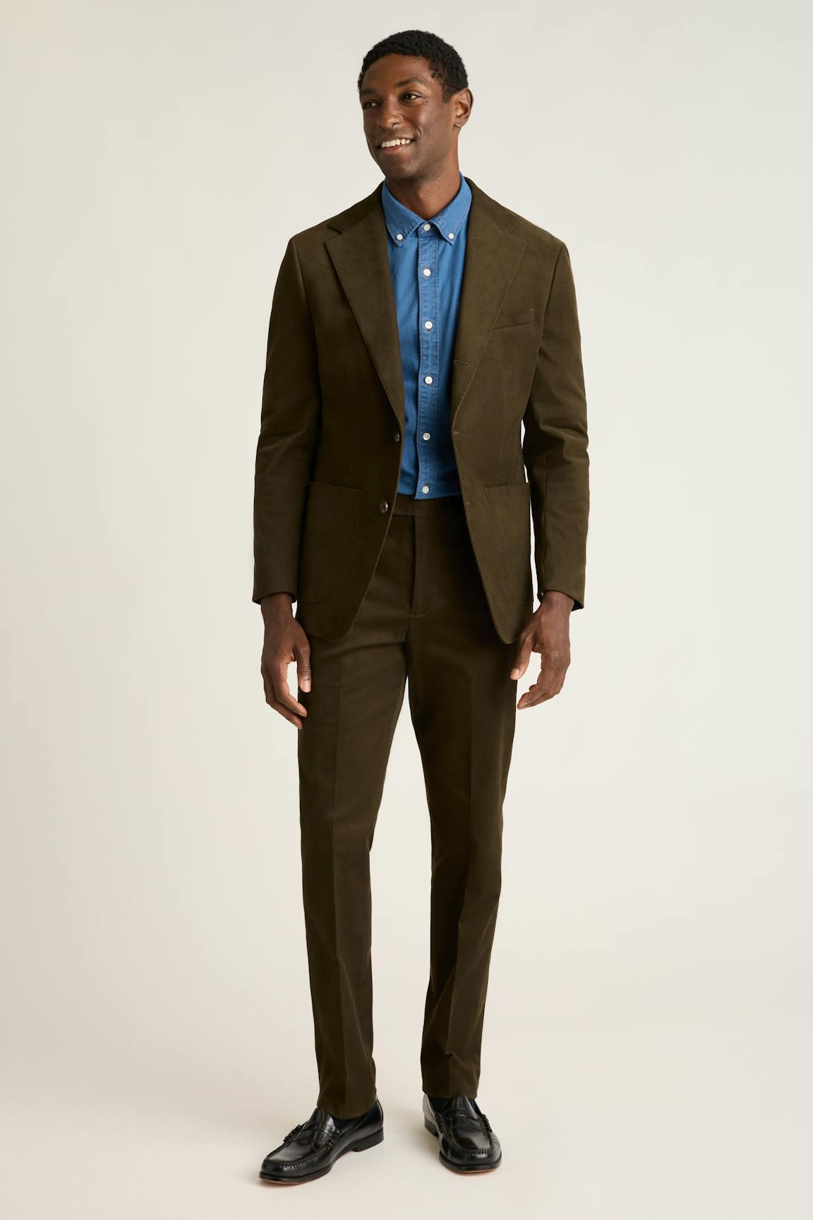Jetsetter Italian Brushed Cotton Blazer