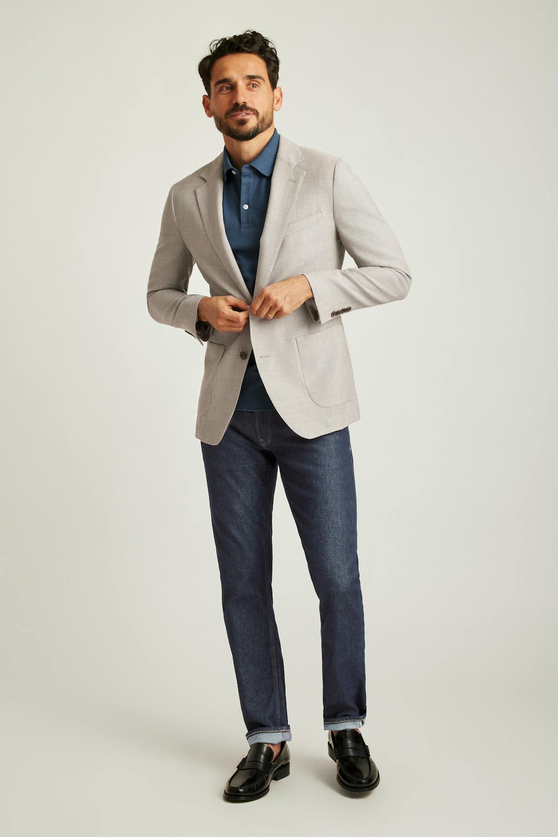 Jetsetter Unconstructed Italian Wool Blazer