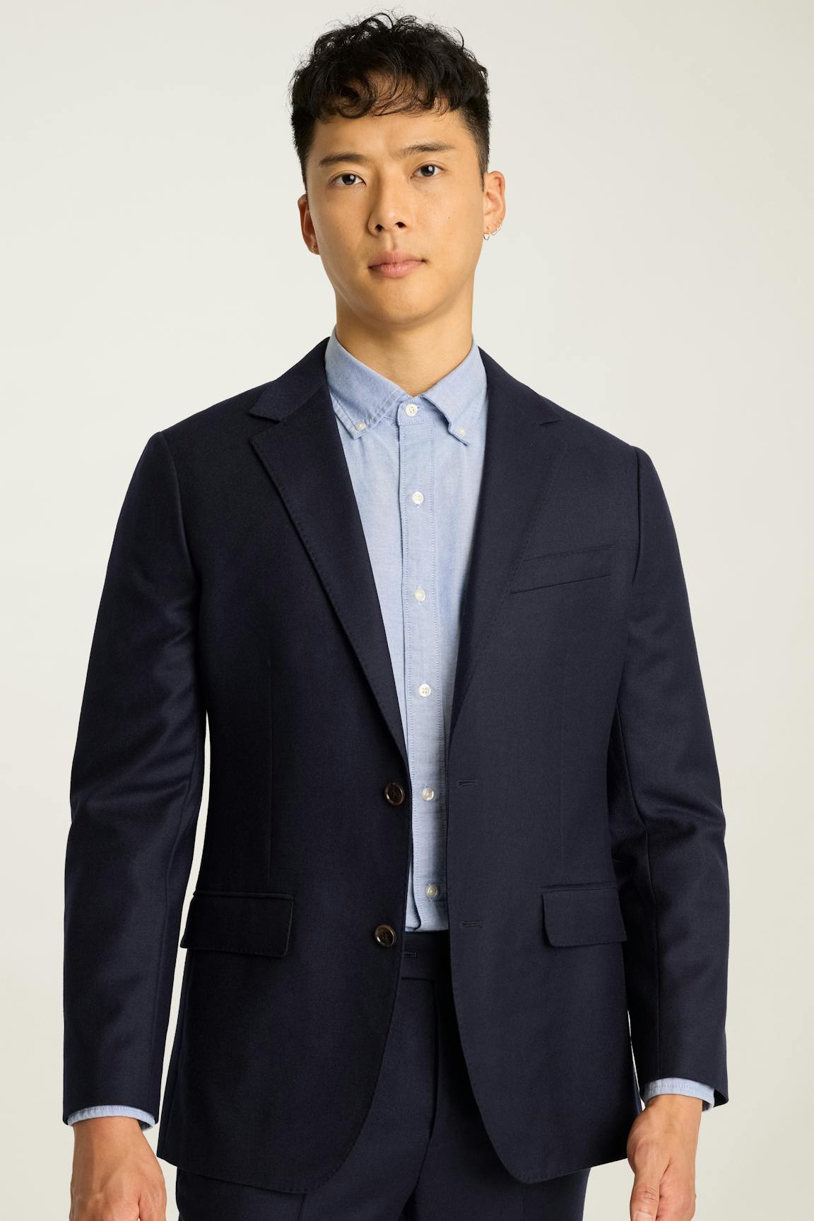 Jetsetter Italian Brushed Wool Blazer