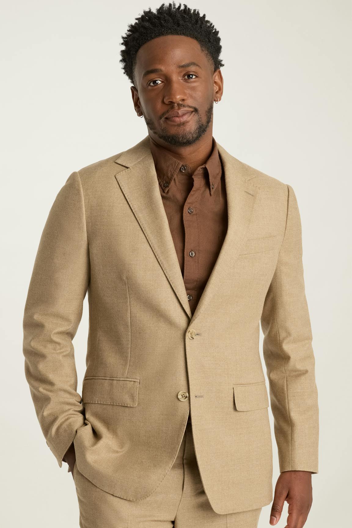 Jetsetter Italian Brushed Wool Blazer