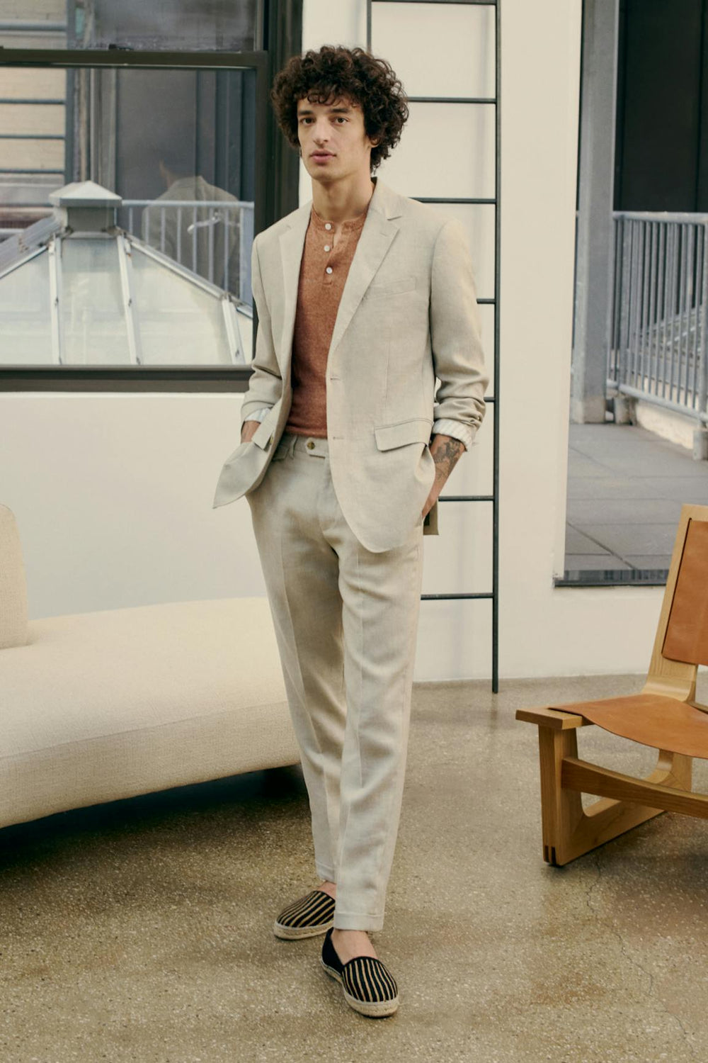 Jetsetter Italian Linen Blazer