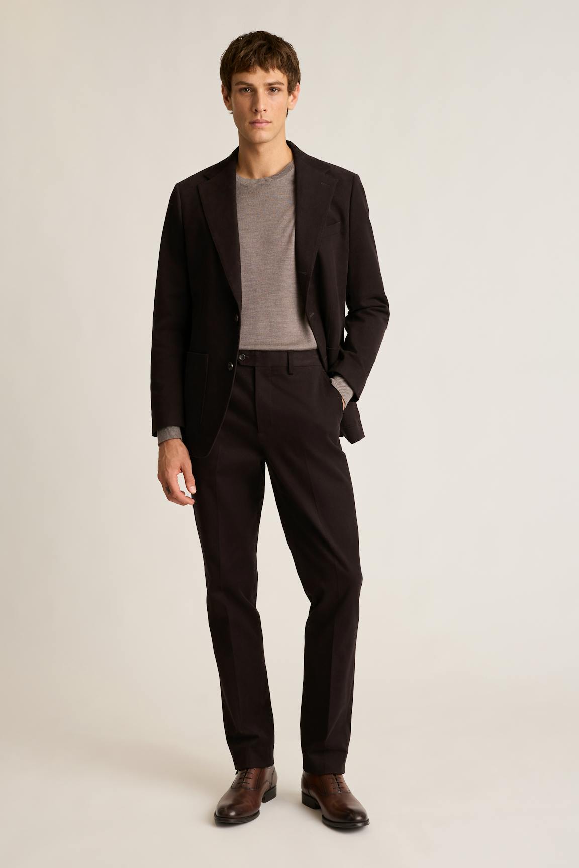Jetsetter Italian Brushed Cotton Blazer
