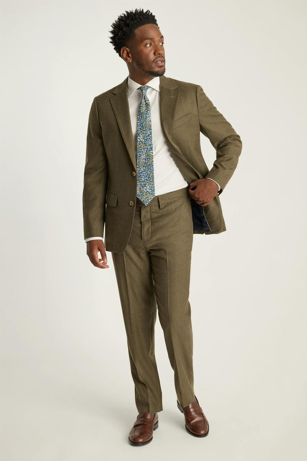Jetsetter Italian Brushed Wool Blazer
