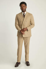 Jetsetter Italian Flannel Double Breasted Blazer