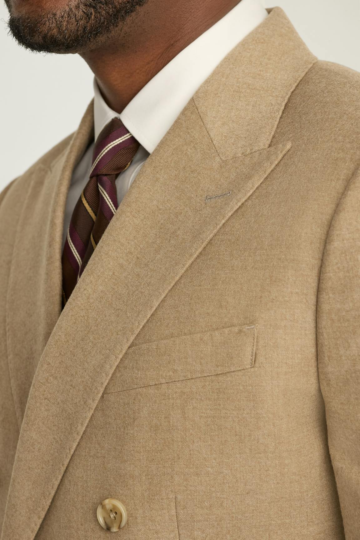 Jetsetter Italian Flannel Double Breasted Blazer