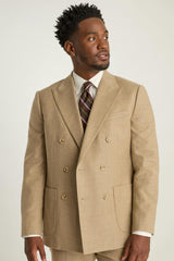 Jetsetter Italian Flannel Double Breasted Blazer