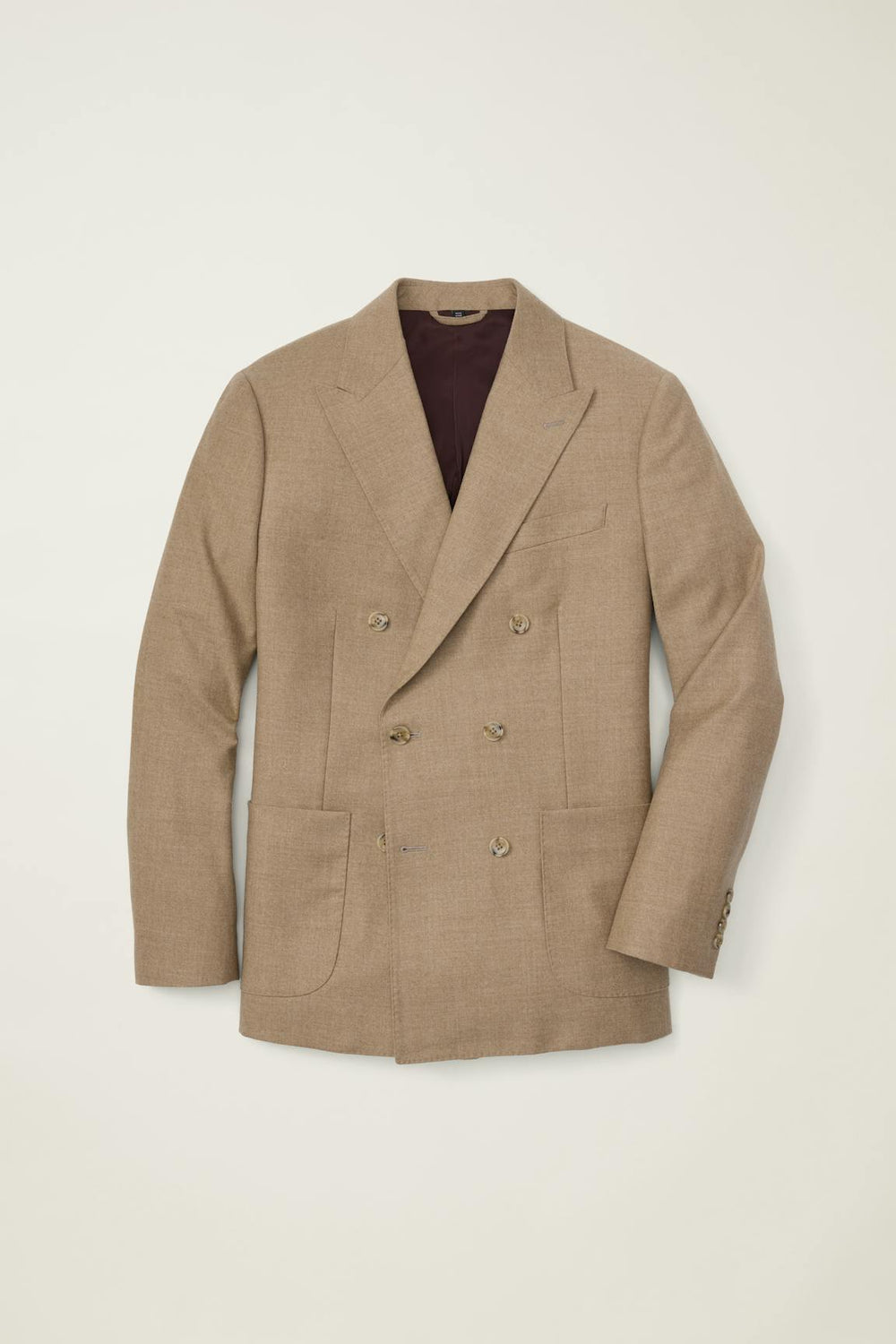 Jetsetter Italian Flannel Double Breasted Blazer