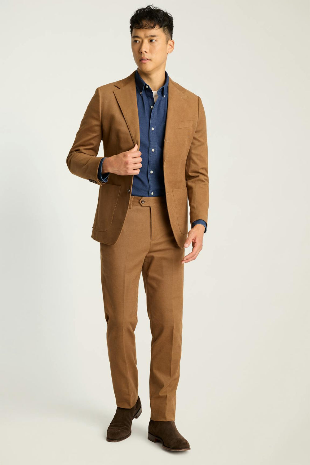 Jetsetter Italian Brushed Cotton Blazer