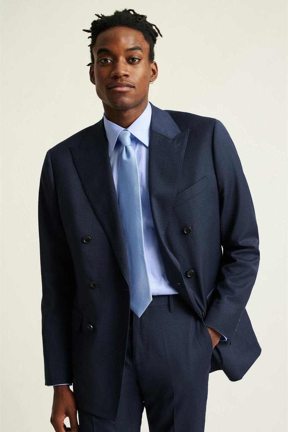 Jetsetter Wool Double Breasted Blazer