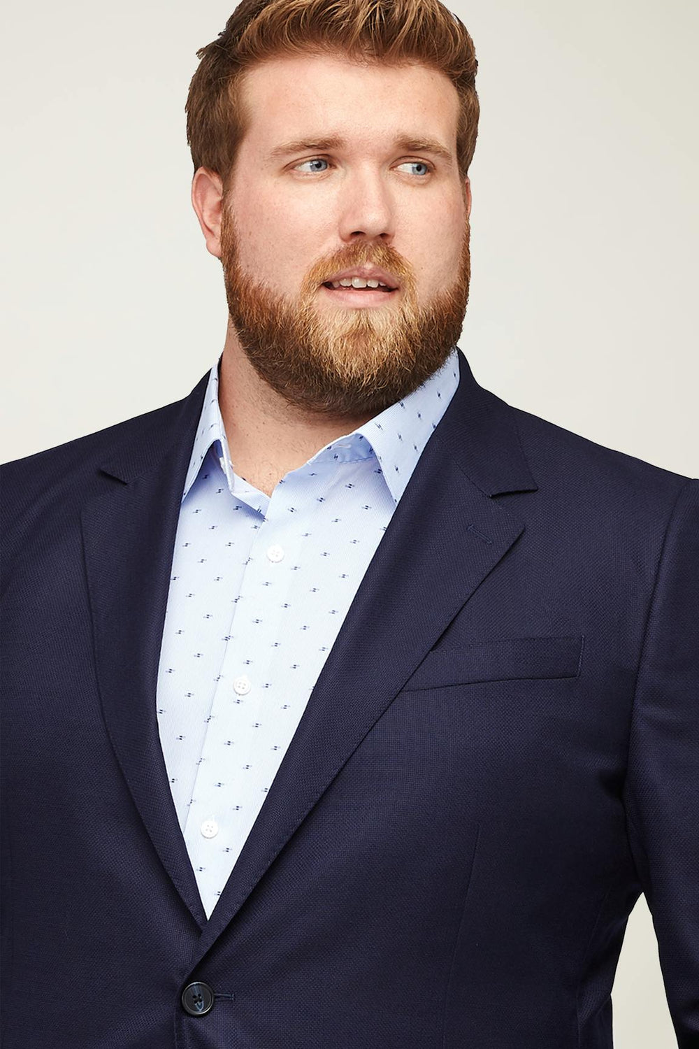 Unconstructed Italian Wool Blazer Extended Sizes
