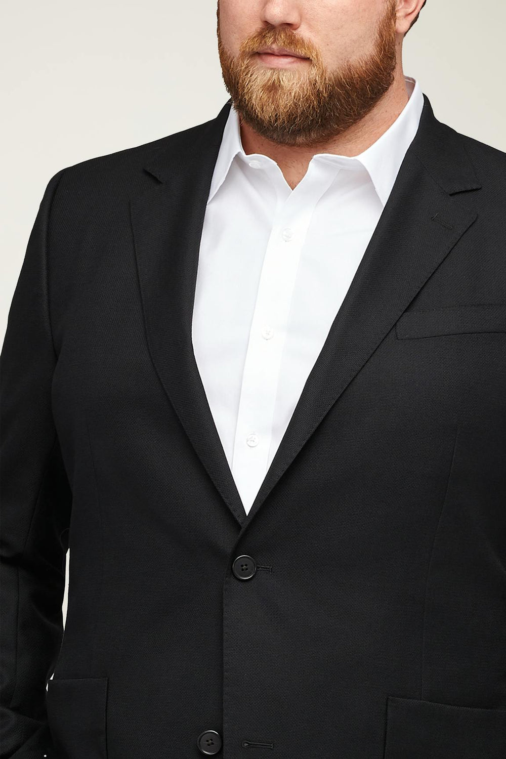Unconstructed Italian Wool Blazer Extended Sizes