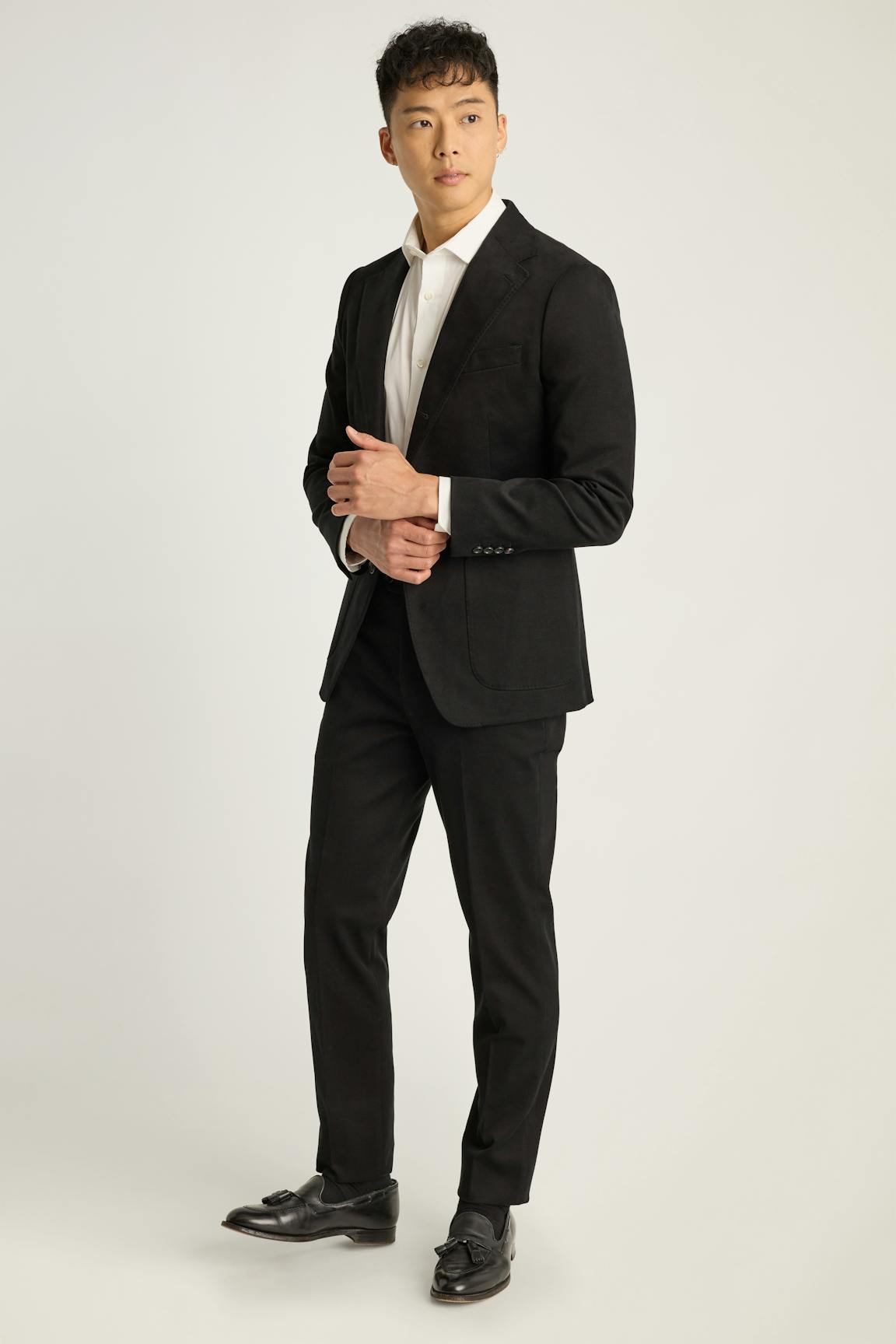 Jetsetter Italian Brushed Cotton Blazer