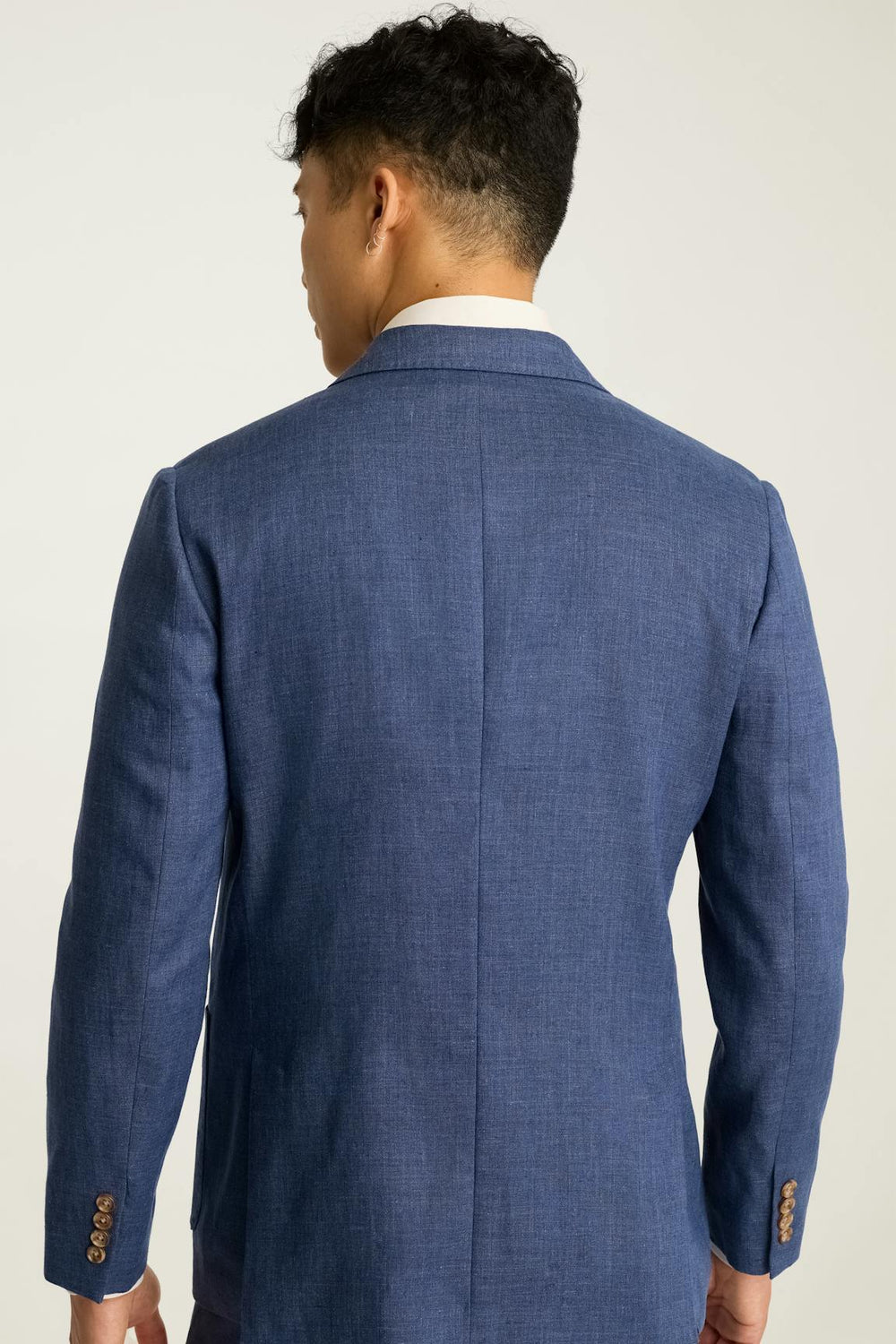 Jetsetter Italian Linen Double Breasted Blazer