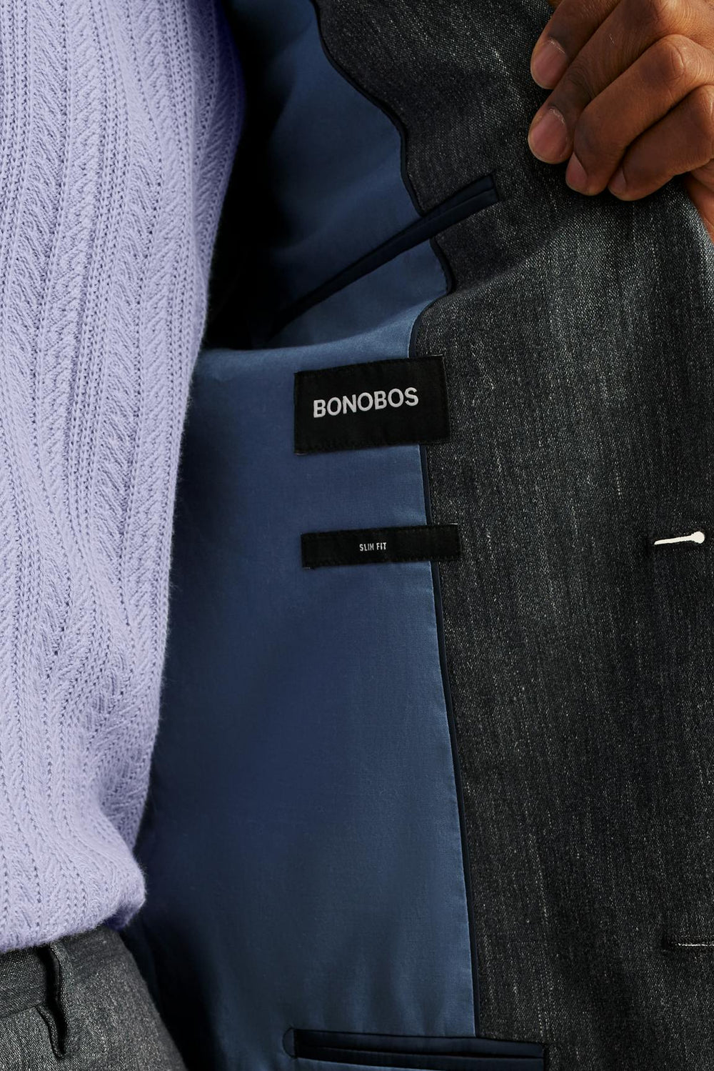 Italian Stretch Linen Suit Jacket