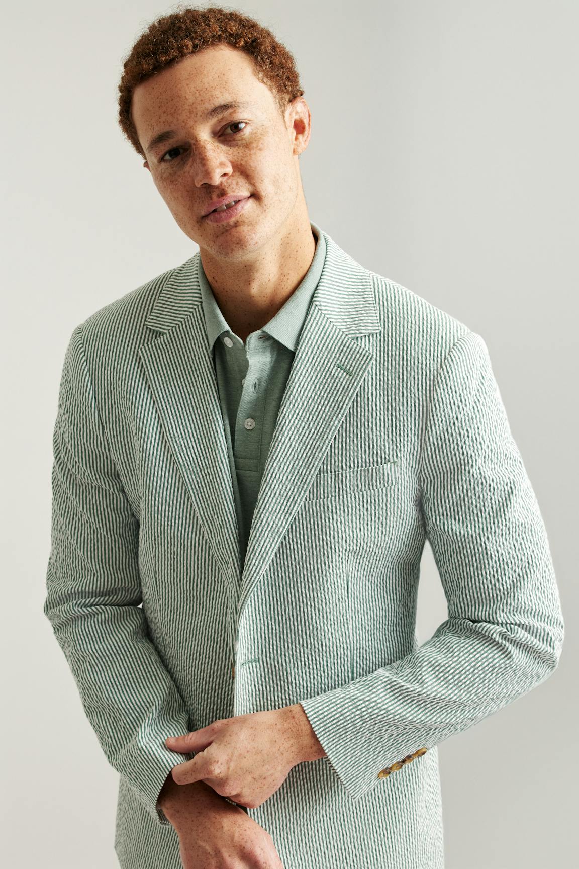 Jetsetter Italian Seersucker Blazer