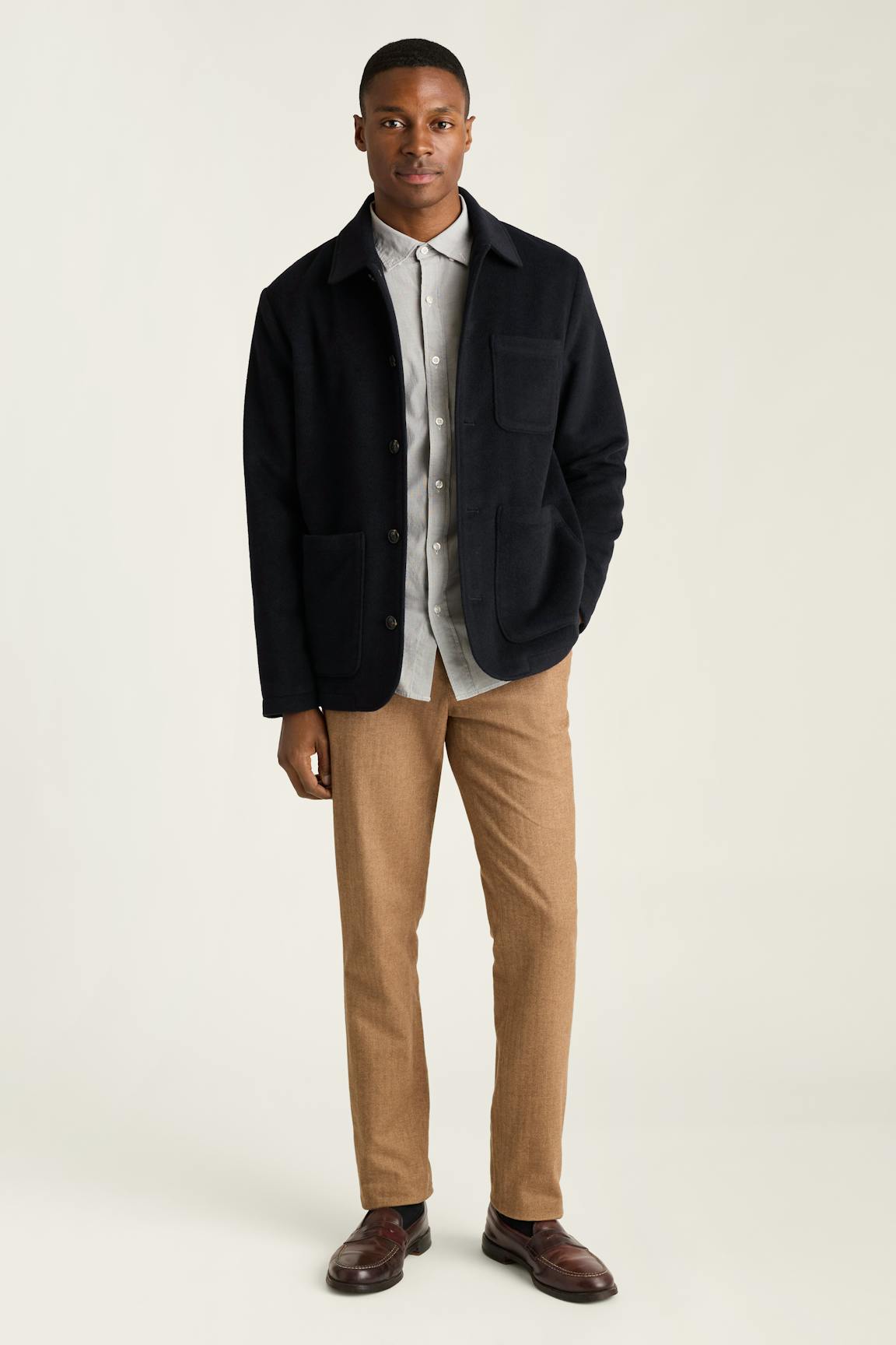 Wool Cashmere Chore Jacket