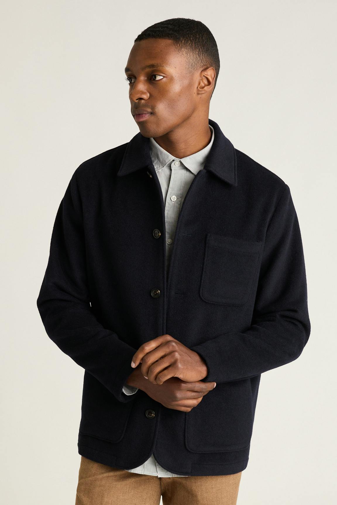 Wool Cashmere Chore Jacket