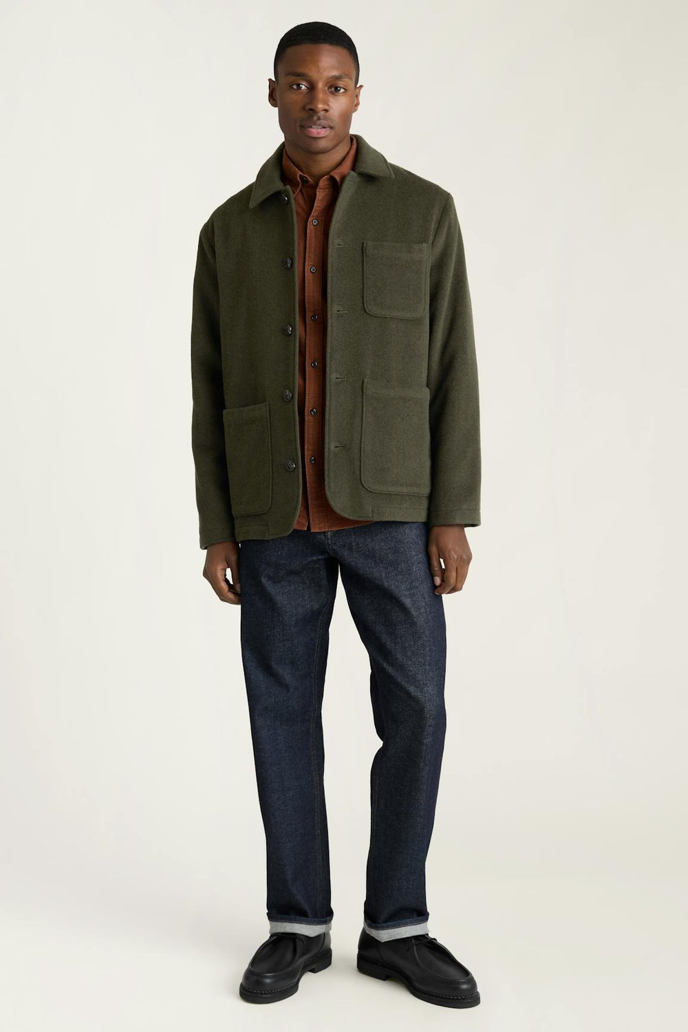 Wool Cashmere Chore Jacket