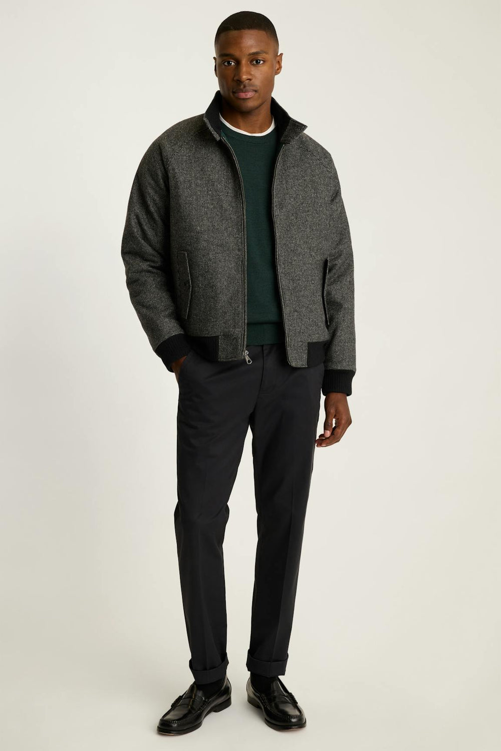 The Italian Wool Harrington Jacket