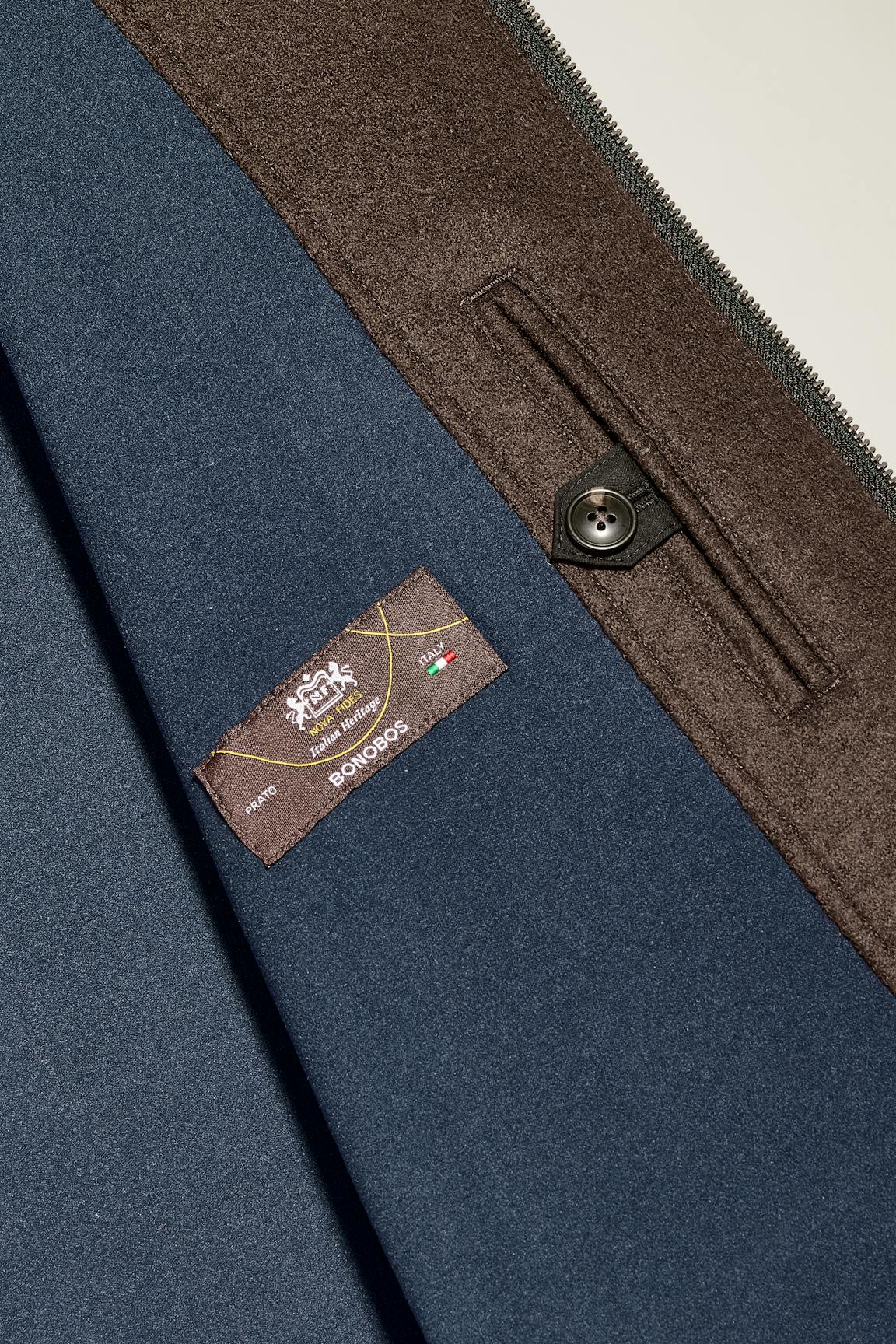 Italian Brushed Wool Deck Jacket