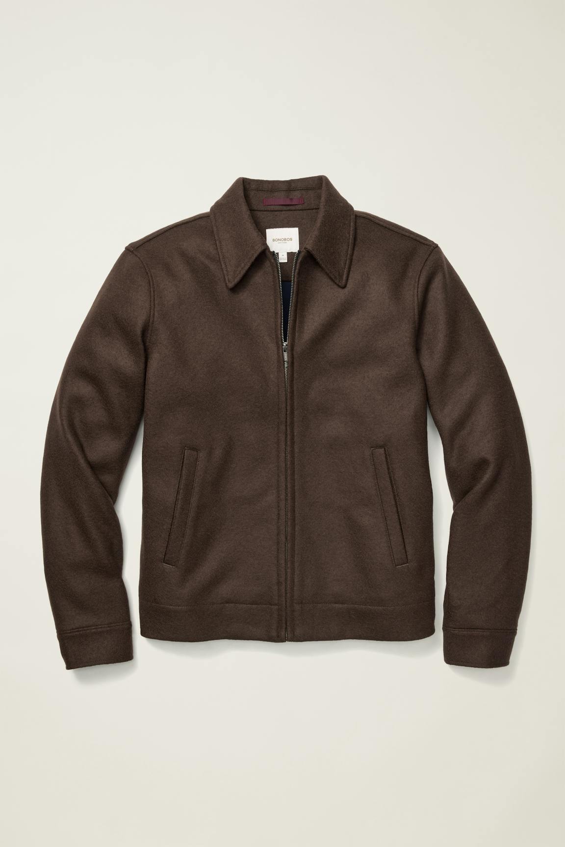 Italian Brushed Wool Deck Jacket