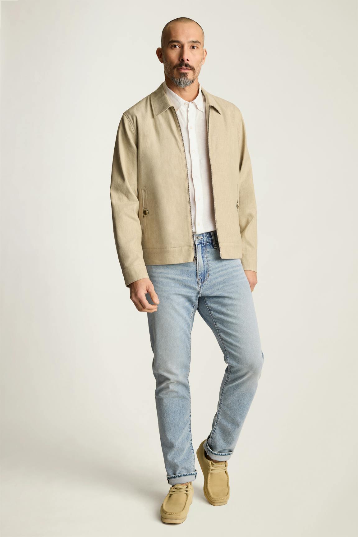 Aviator Linen Cotton Bomber