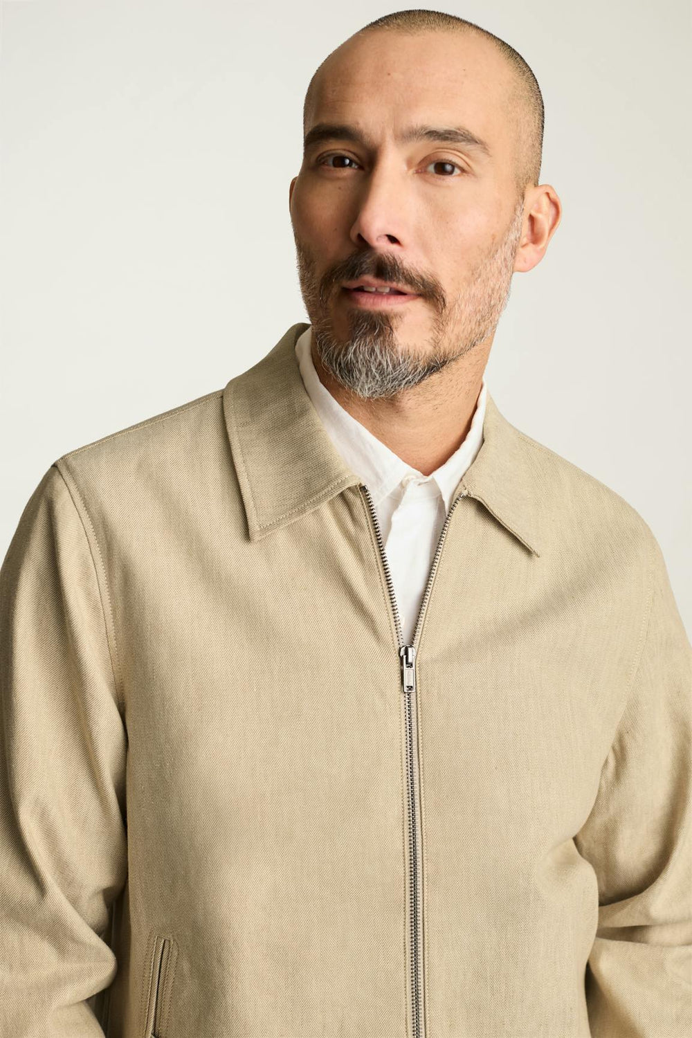Aviator Linen Cotton Bomber