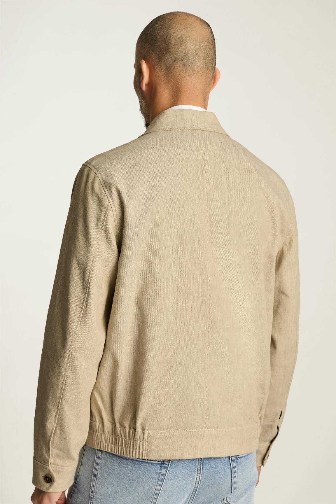 Aviator Linen Cotton Bomber