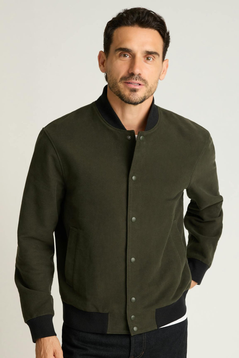 The Italian Moleskin Bomber