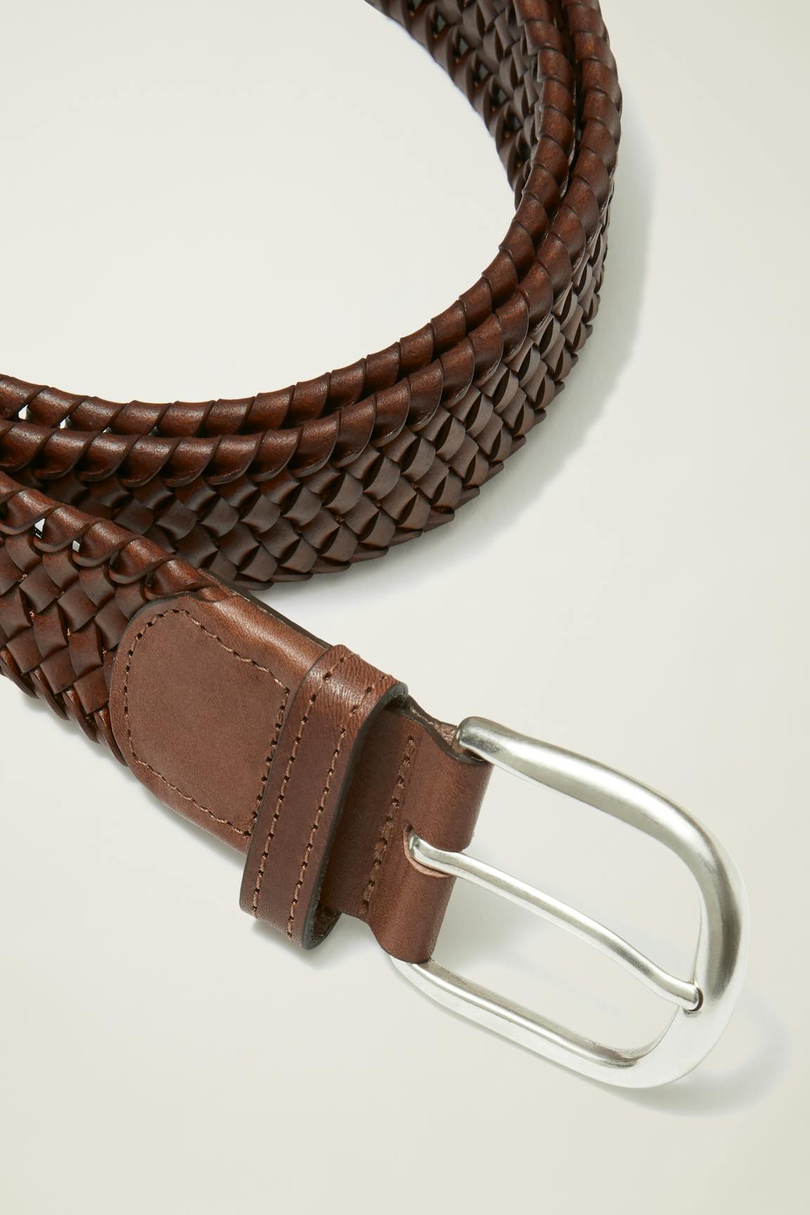 Leather Braided Belt